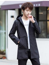 Load image into Gallery viewer, 2019 Winter Jacket men hooded Slim Korean Parka Hombre long Jacket coat cashmere mens windbreaker Parkas cotton youth clothing