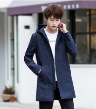 Load image into Gallery viewer, 2019 Winter Jacket men hooded Slim Korean Parka Hombre long Jacket coat cashmere mens windbreaker Parkas cotton youth clothing